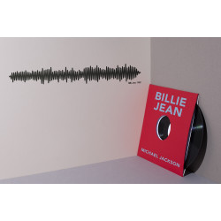 Μεταλλικό Διακοσμητικό Τοίχου The Line Billie Jean - Μαύρο Μεταλλικό Διακοσμητικό Τοίχου The Line Billie Jean - Μαύρο